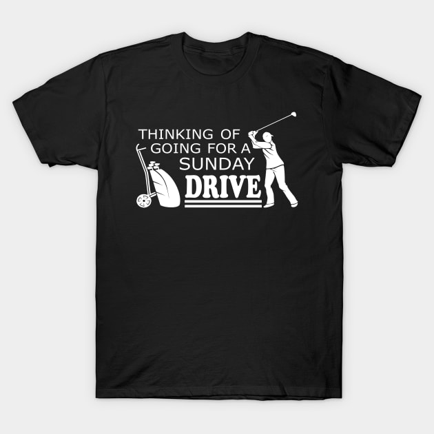 Funny Golf design T-Shirt by Unusual Choices